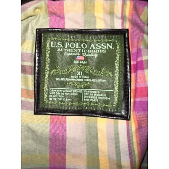 U.S. Polo Assn Leather Jacket XL Womens - Picture 7 of 8